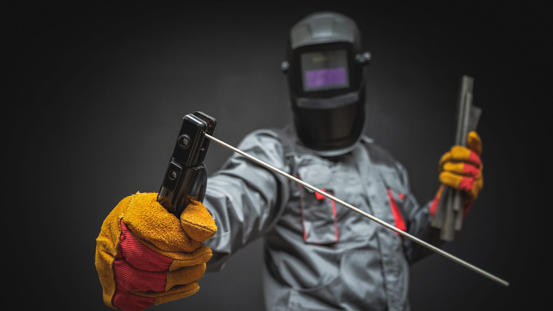 Welder with welding equipment