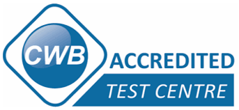 CWB Accredited Test Centre certification badge
